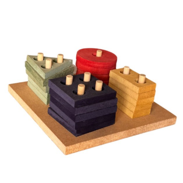 Geometrico de encastre x4