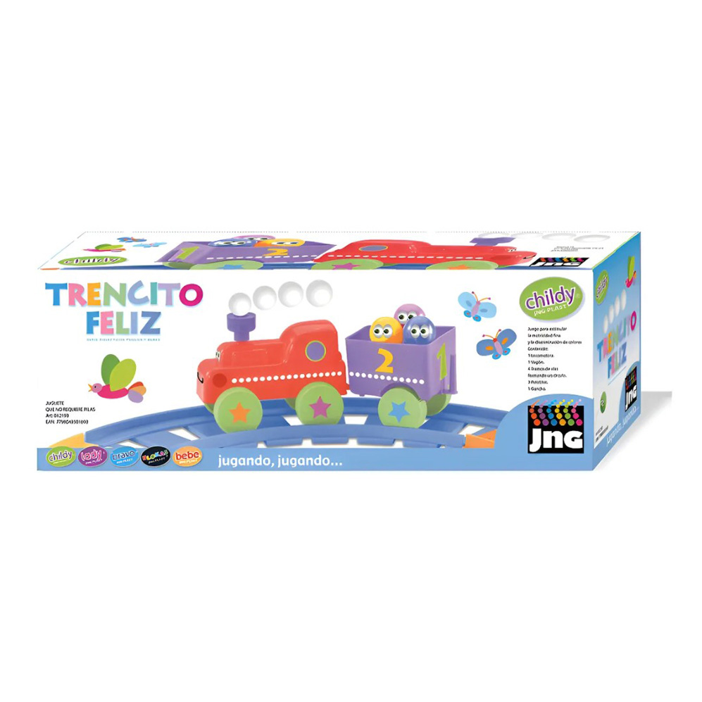 Trencito Feliz Juego Didactico Jng  Multicolor
