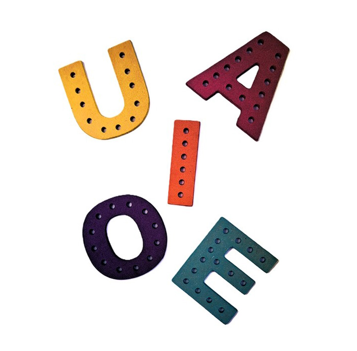 Vocales para enhebrar