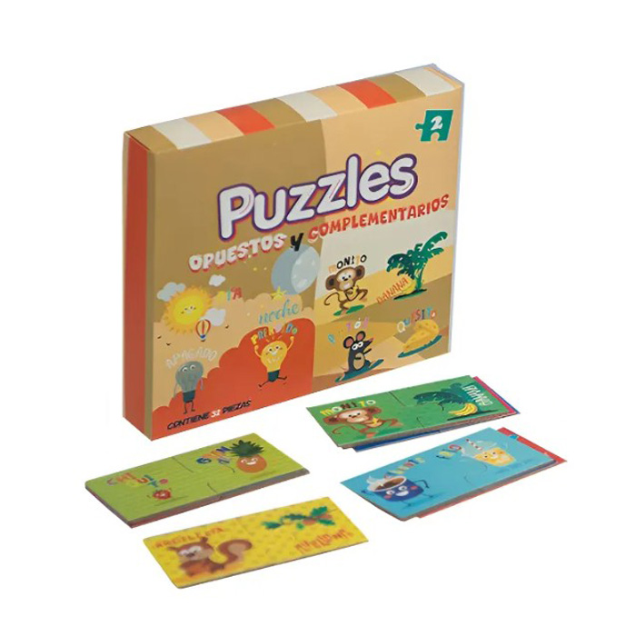 Puzzles Opuestos y complementarios 2 piezas